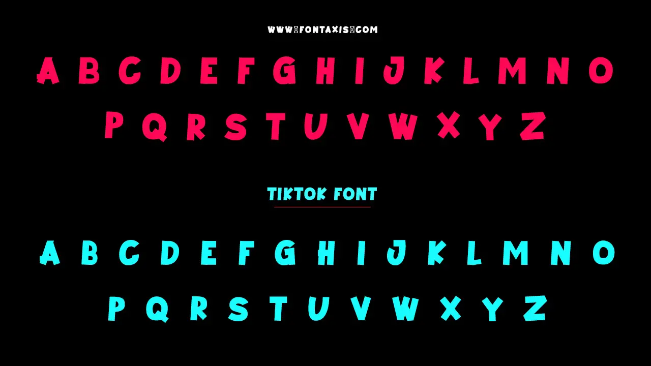 TikTok Font Information