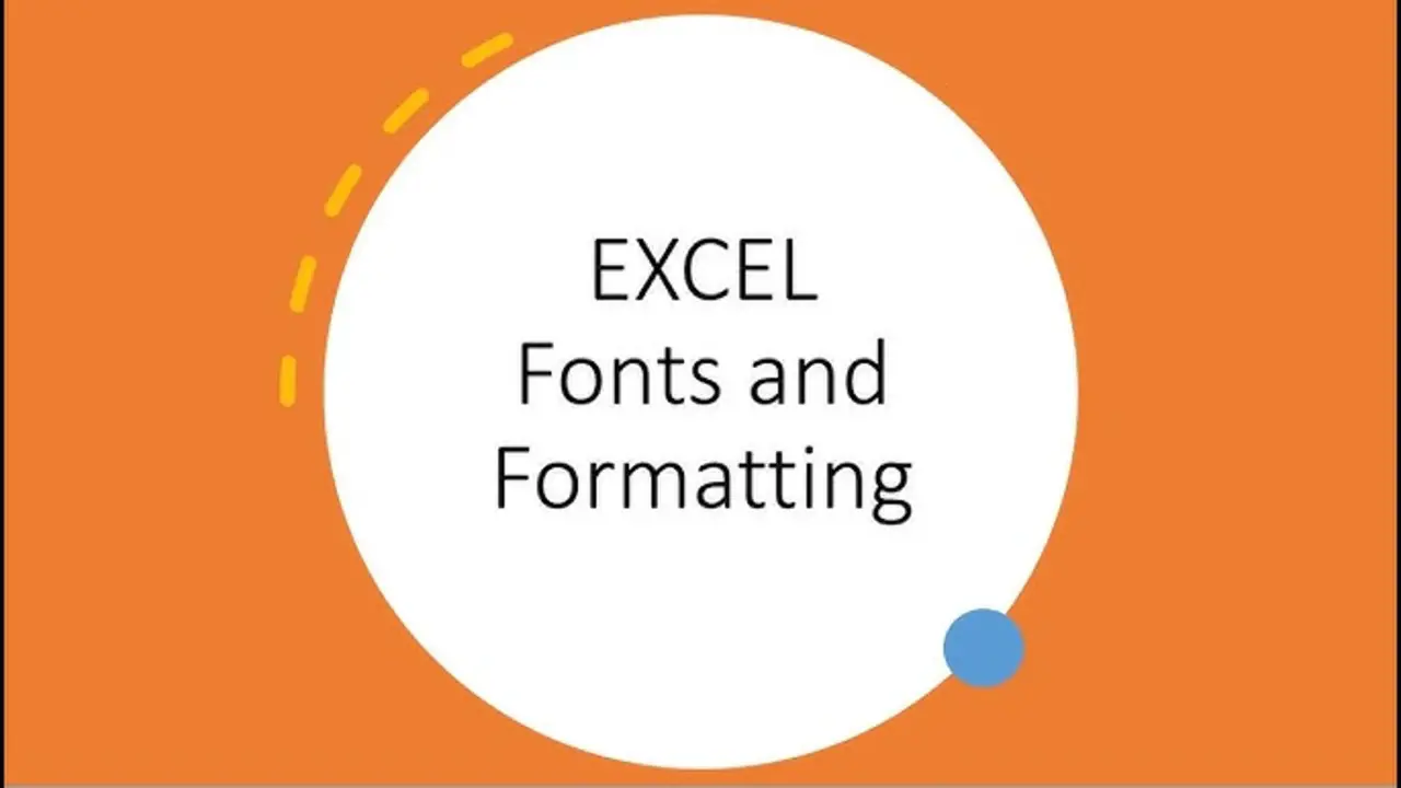 Tips For Formatting Fonts In Excel