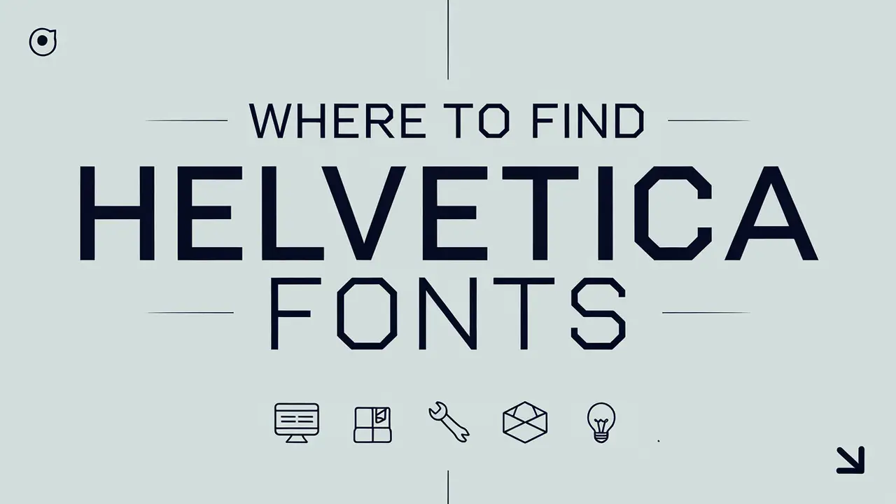 Where To Find Helvetica Fonts