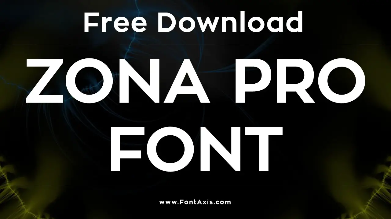 Zona Pro Font