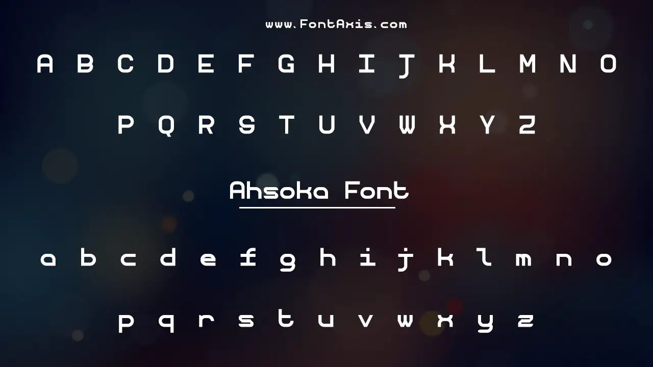 Ahsoka Font Information