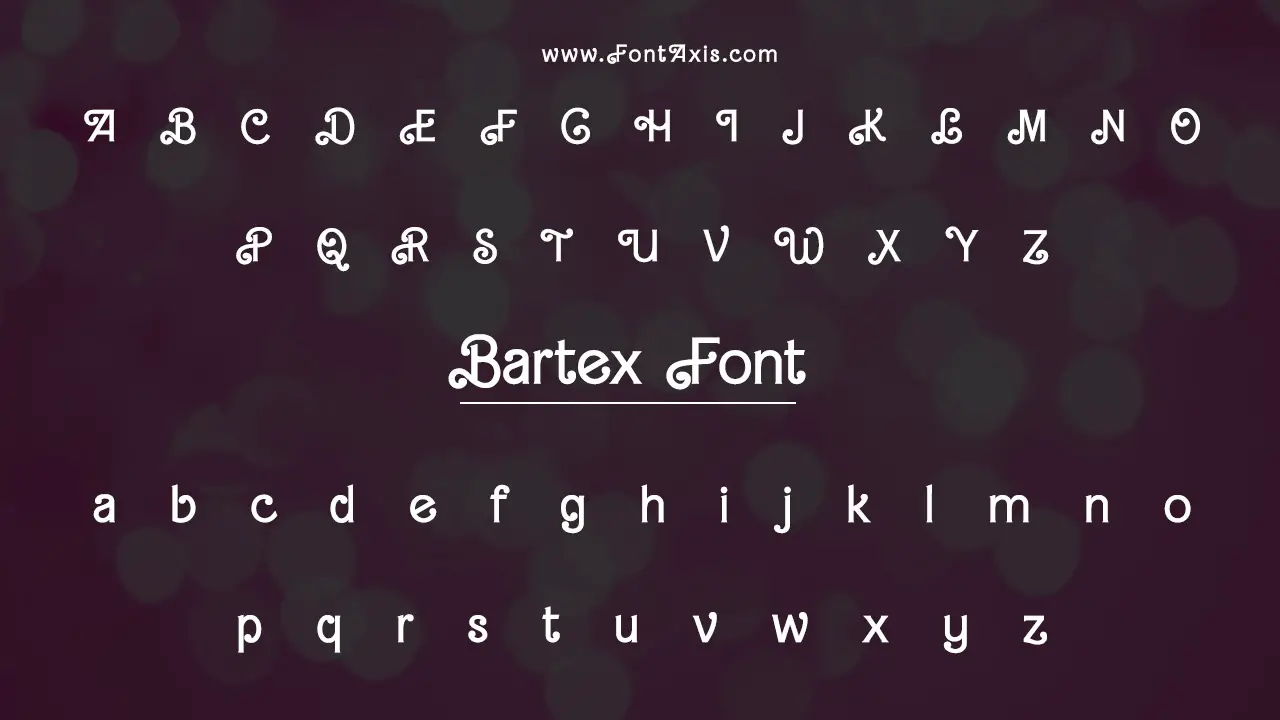 Bartex Font Information