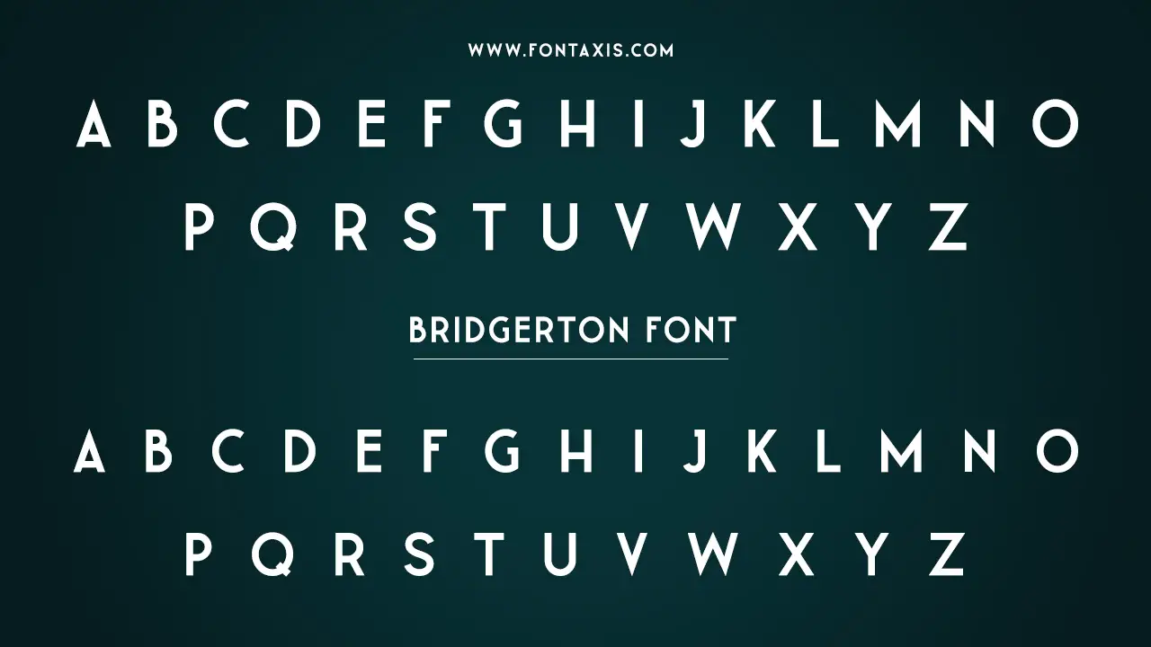 Bridgerton Font Information