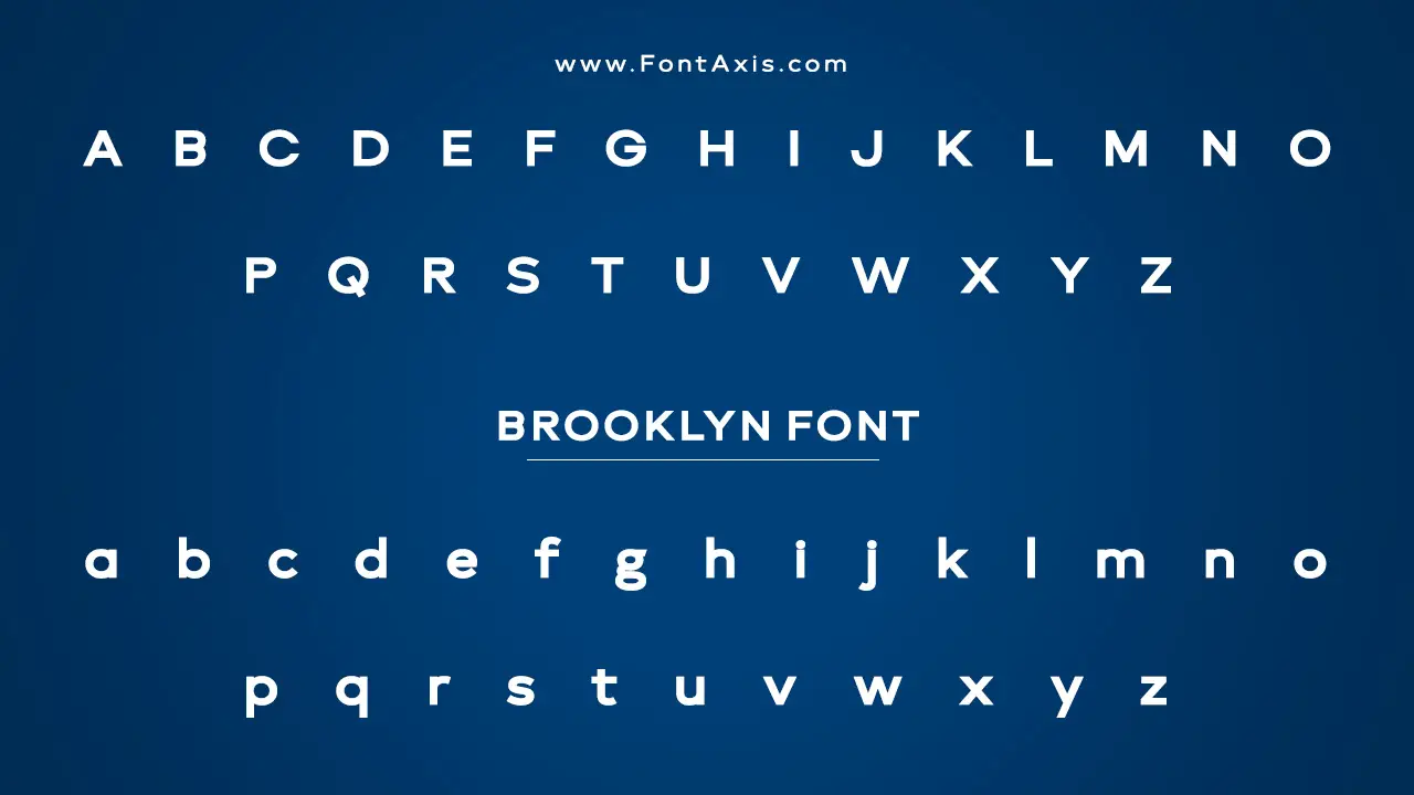 Brooklyn Font Information