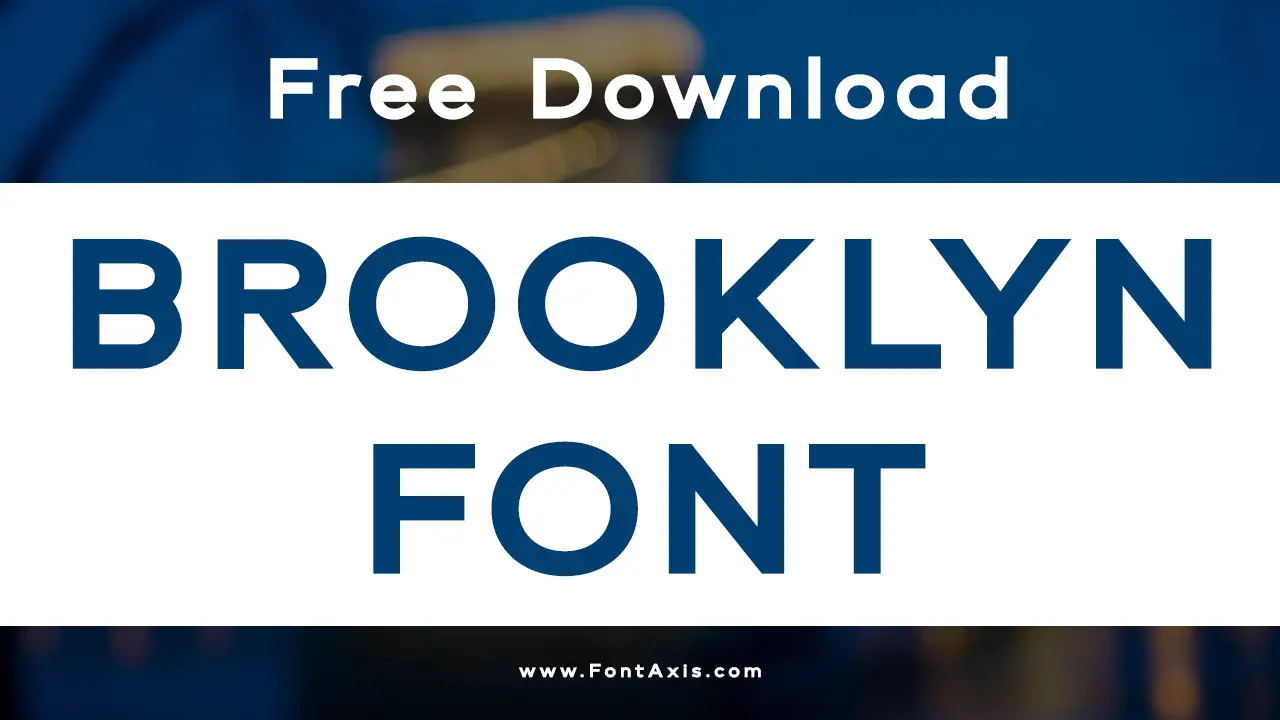 Brooklyn Font