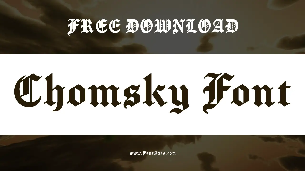 Chomsky Font