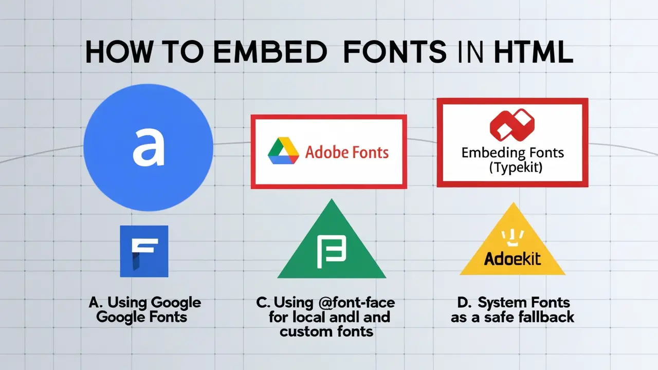 How To Embed Font HTML Different Methods To Embed Fonts