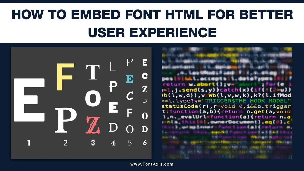 How To Embed Font HTML For Better User Experience