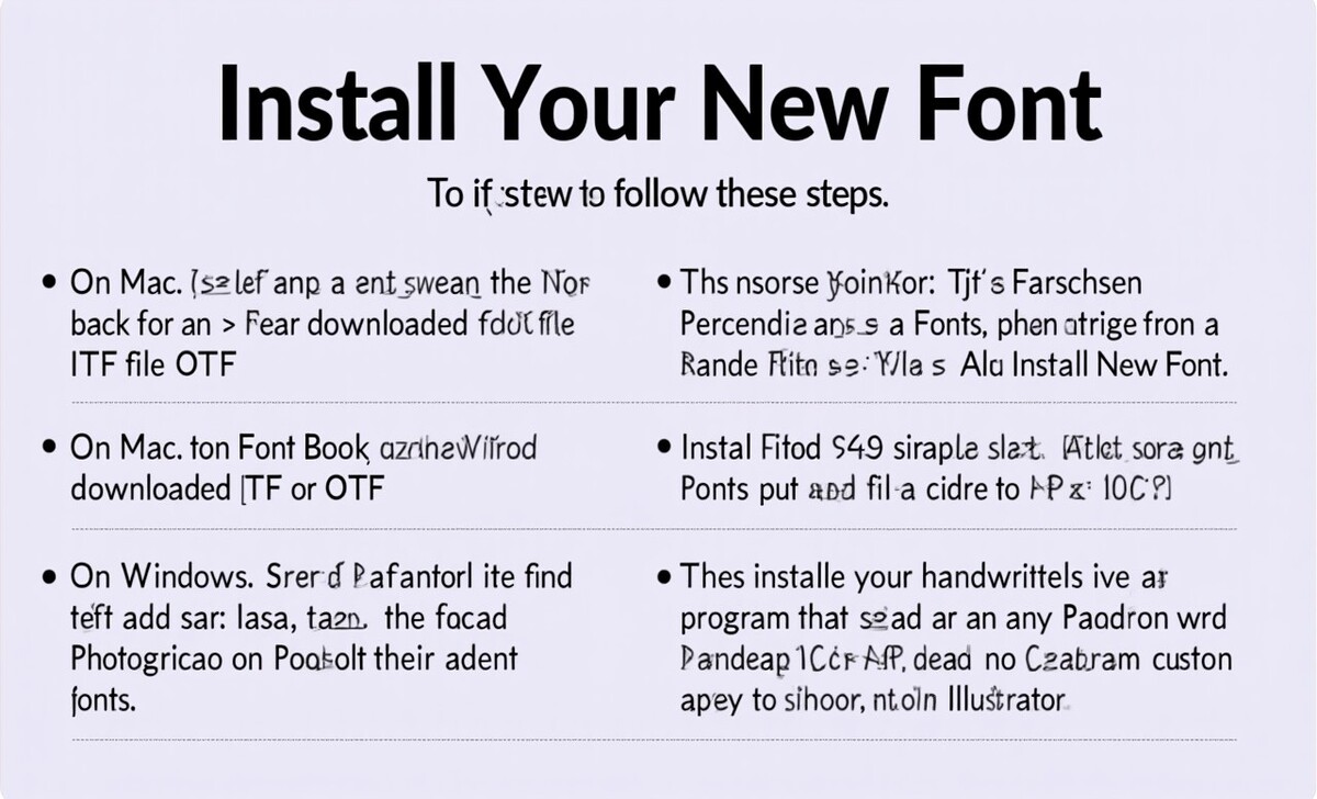 Install Your New Font