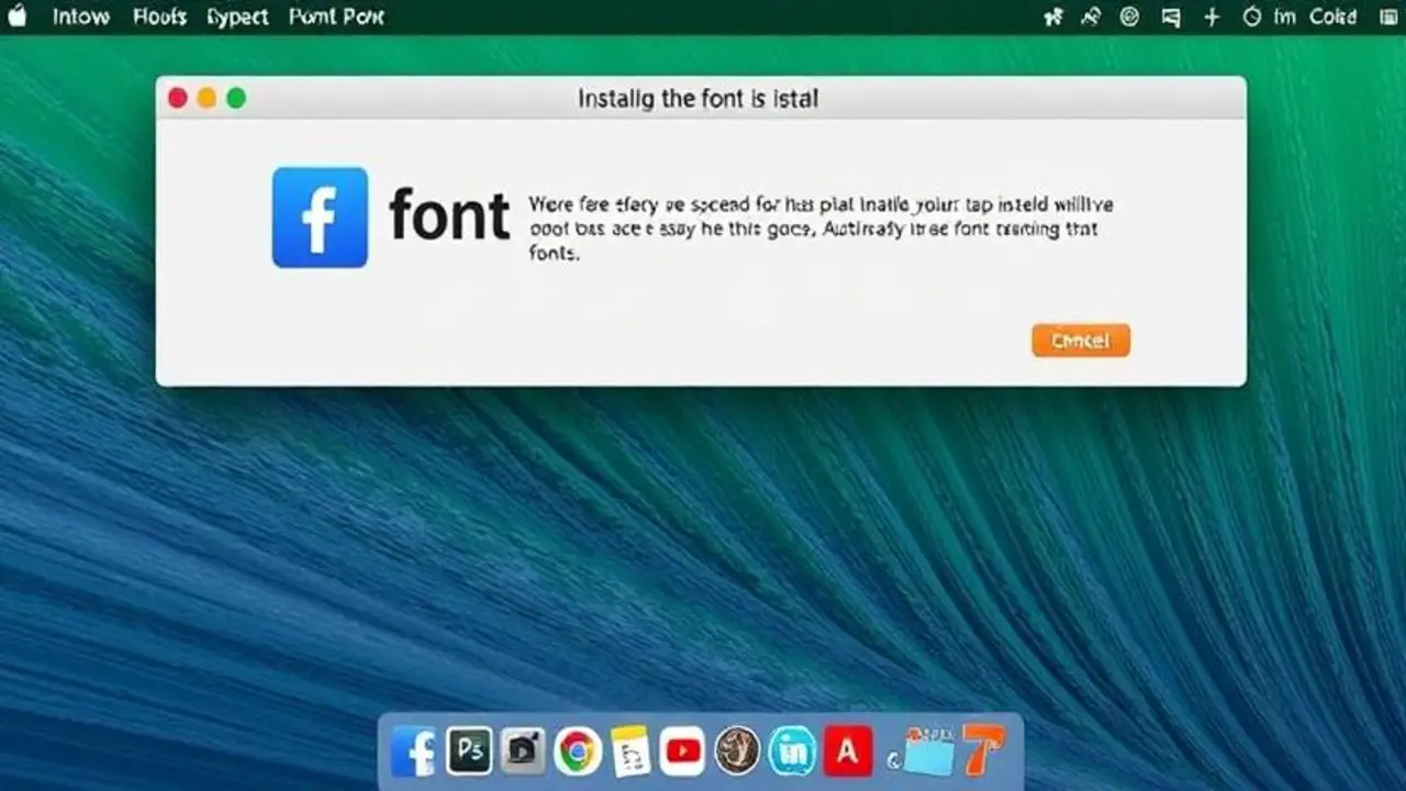 Installing The Font On Mac