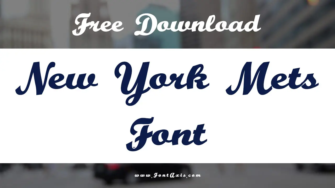 New York Mets Font