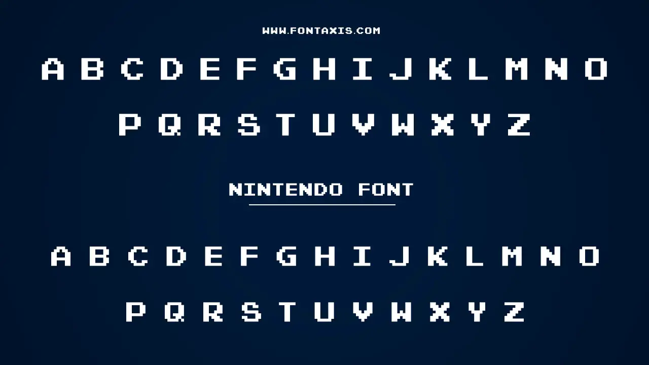 Nintendo Font Information