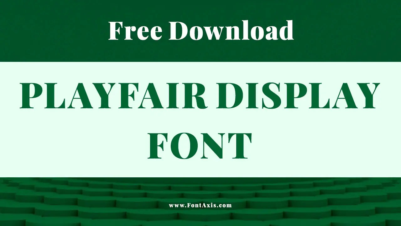 Playfair Display Font