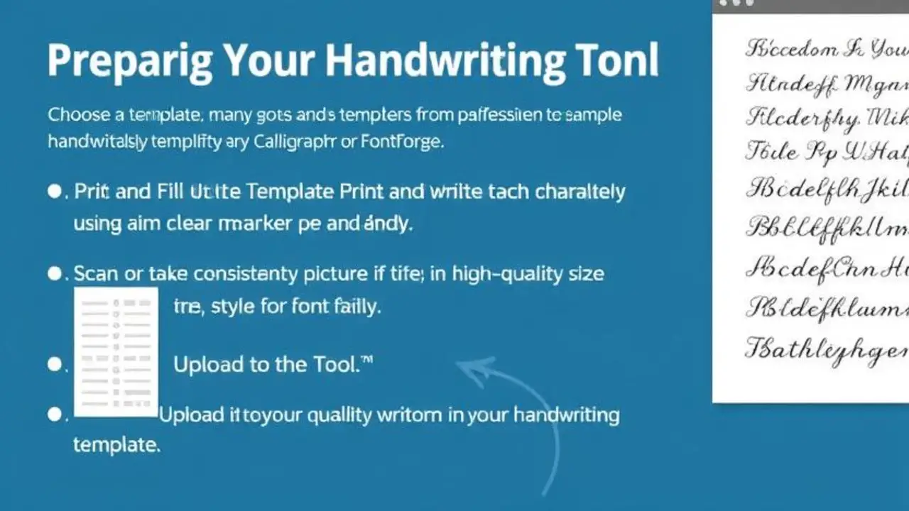 Preparing Your Handwriting Sample