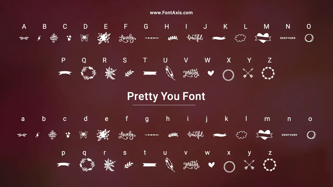 Pretty You Font Information