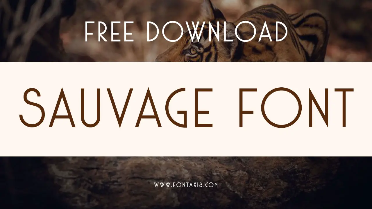 Sauvage Font