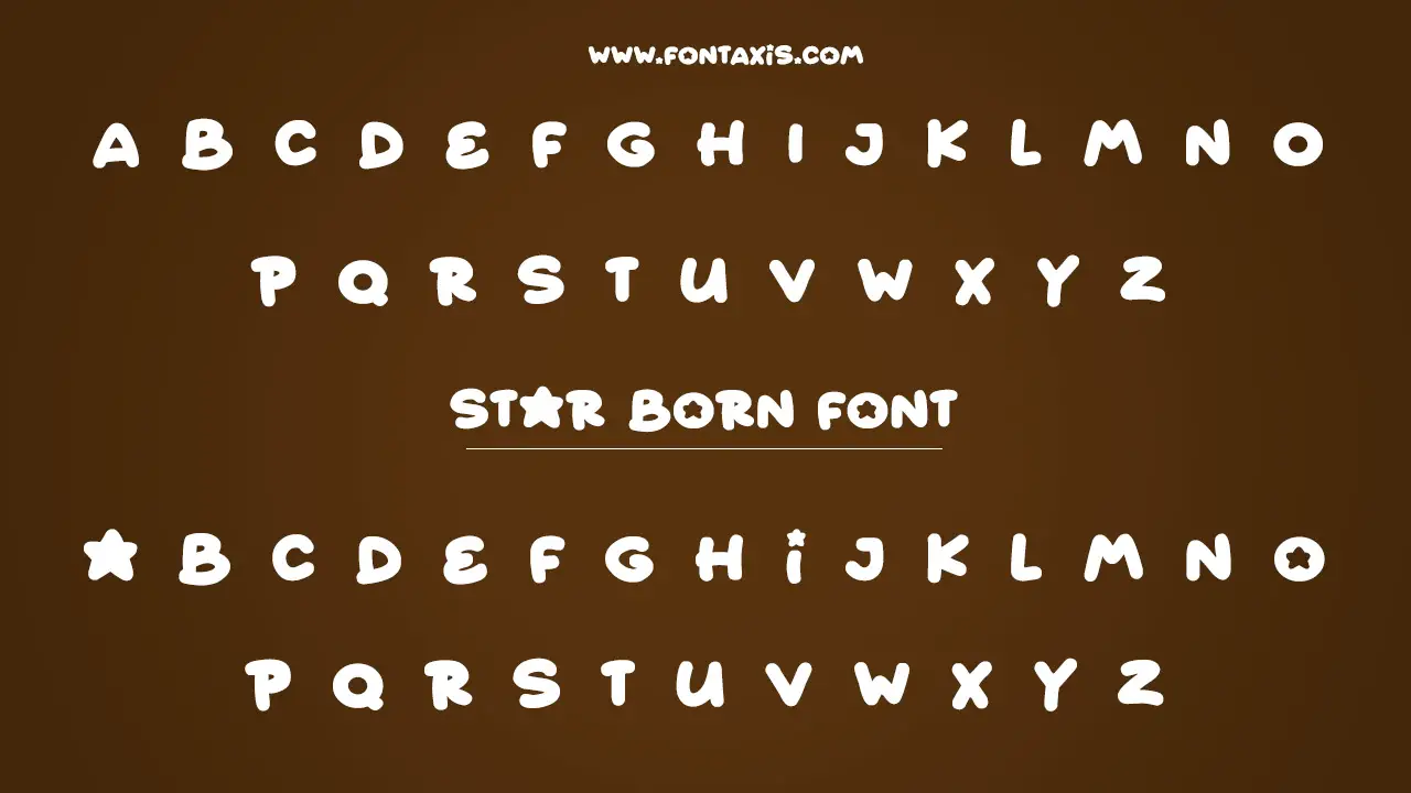 Star Born Font Information