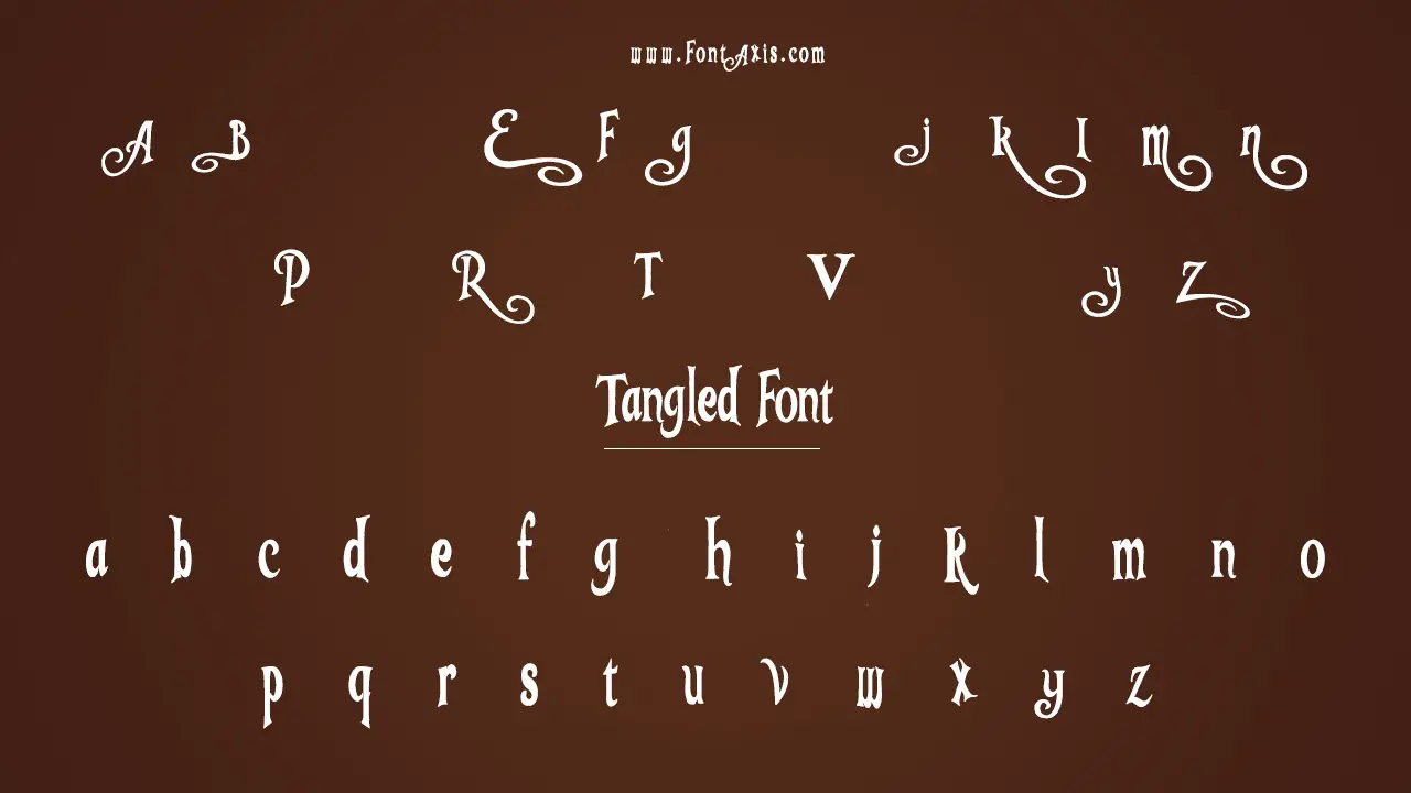 Tangled Font Information