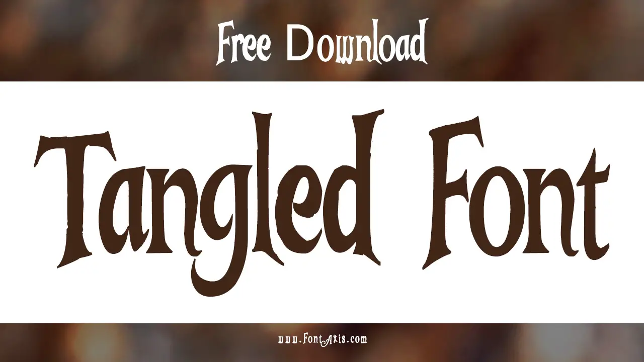 Tangled Font