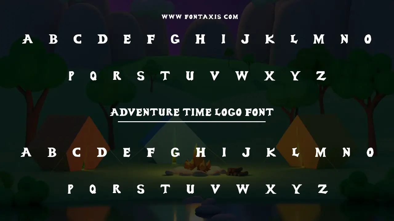 Adventure Time Logo Font Family Includes