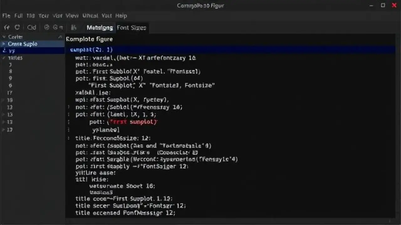 Changing Font Size For Subplots