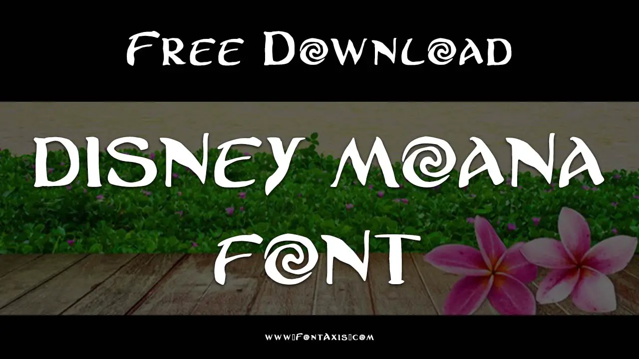 Disney Moana Font