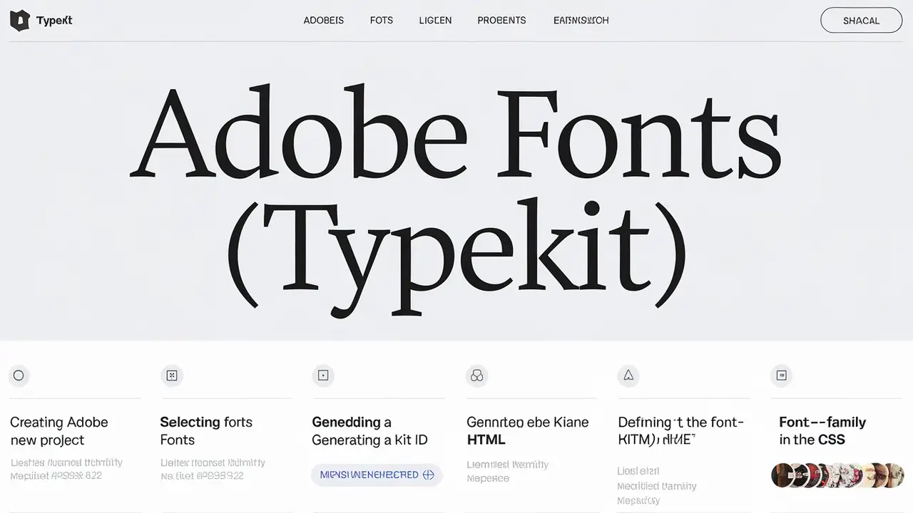 Embedding Adobe Fonts (Typekit)