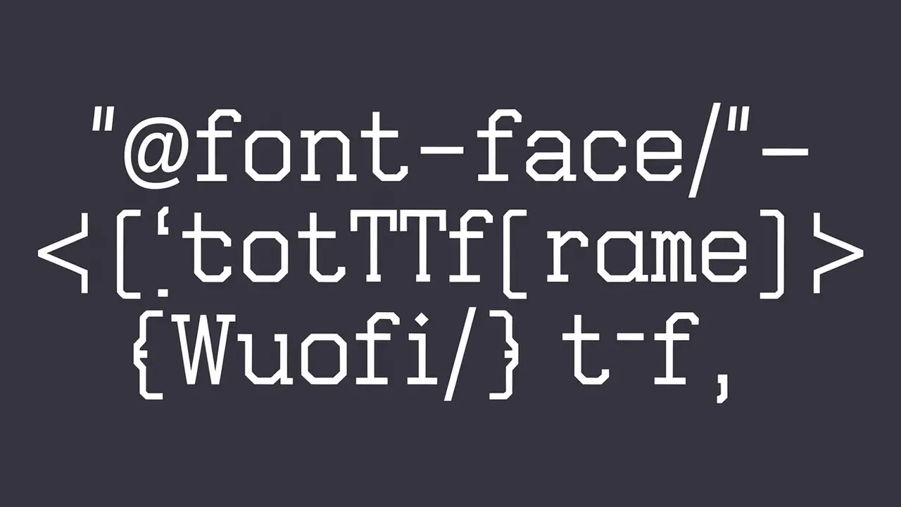 Using @font-face For Local and Custom Fonts