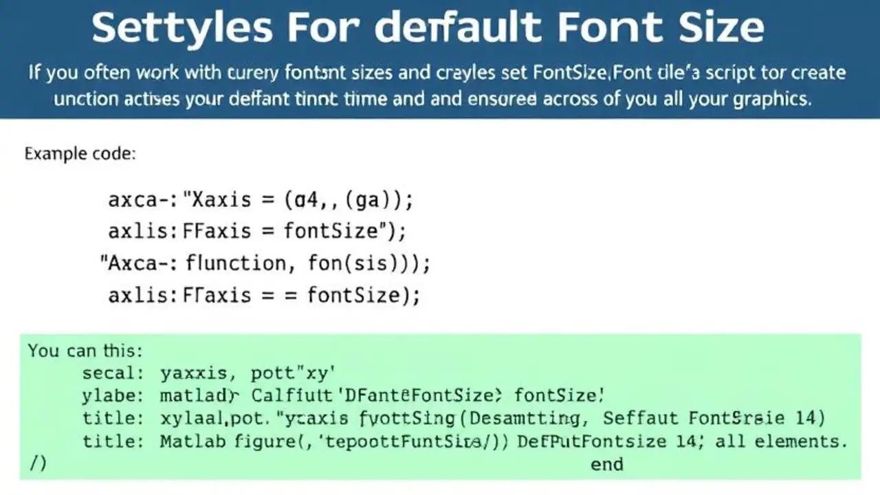 Using Styles For Default Font Size