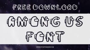 Among Us Font