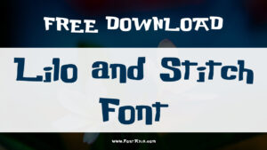 Lilo And Stitch Font
