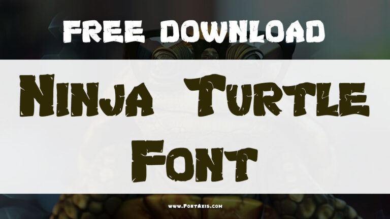 Ninja Turtle Font