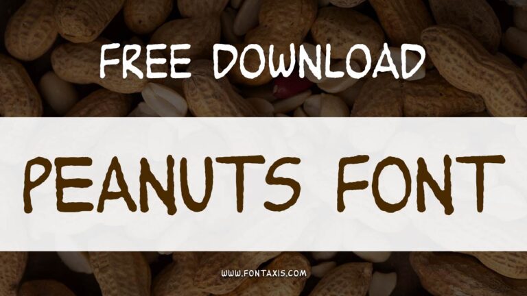 Peanuts Font