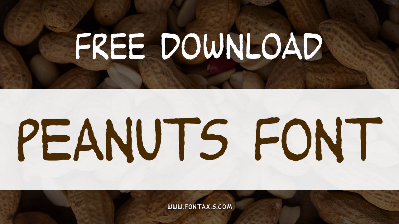 Peanuts Font