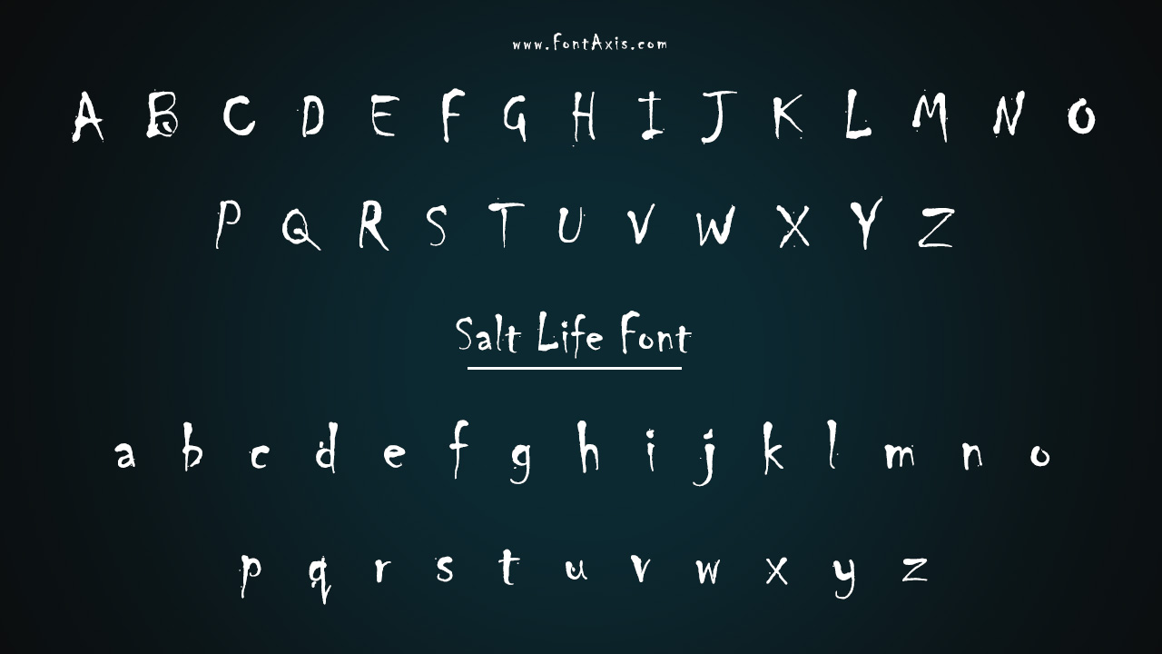 Salt Life Font Family Includes