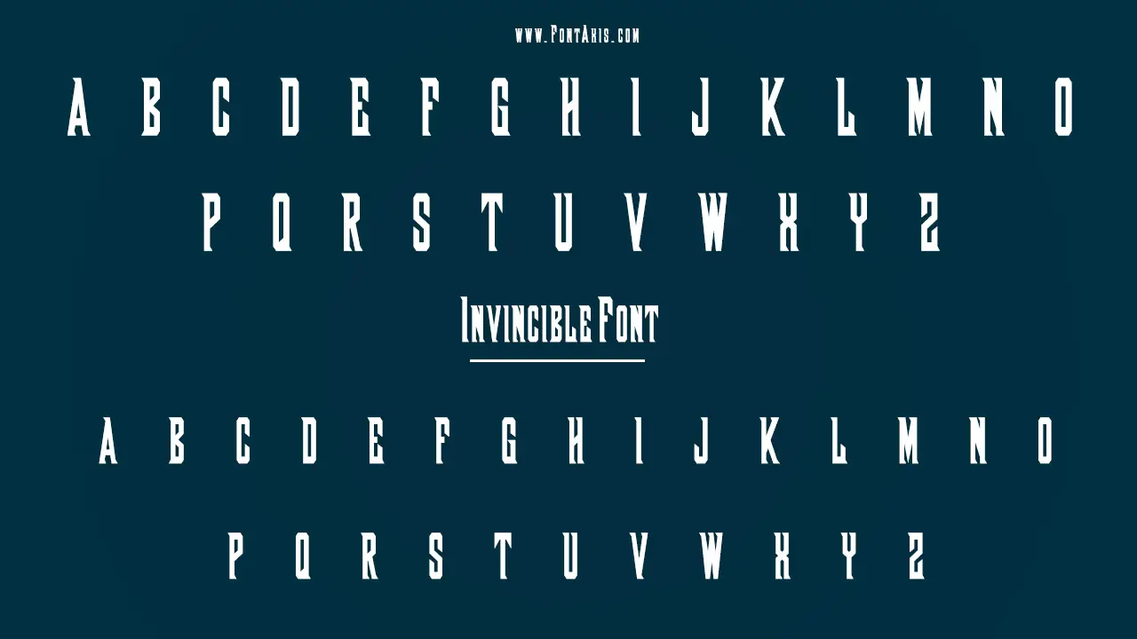 Invincible Font Family Includes