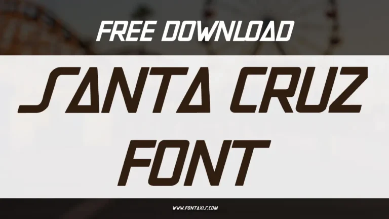 Santa Cruz Font
