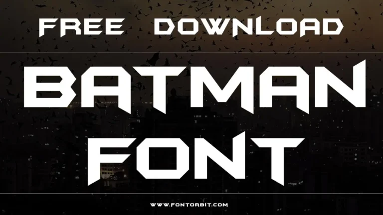 Batman Font