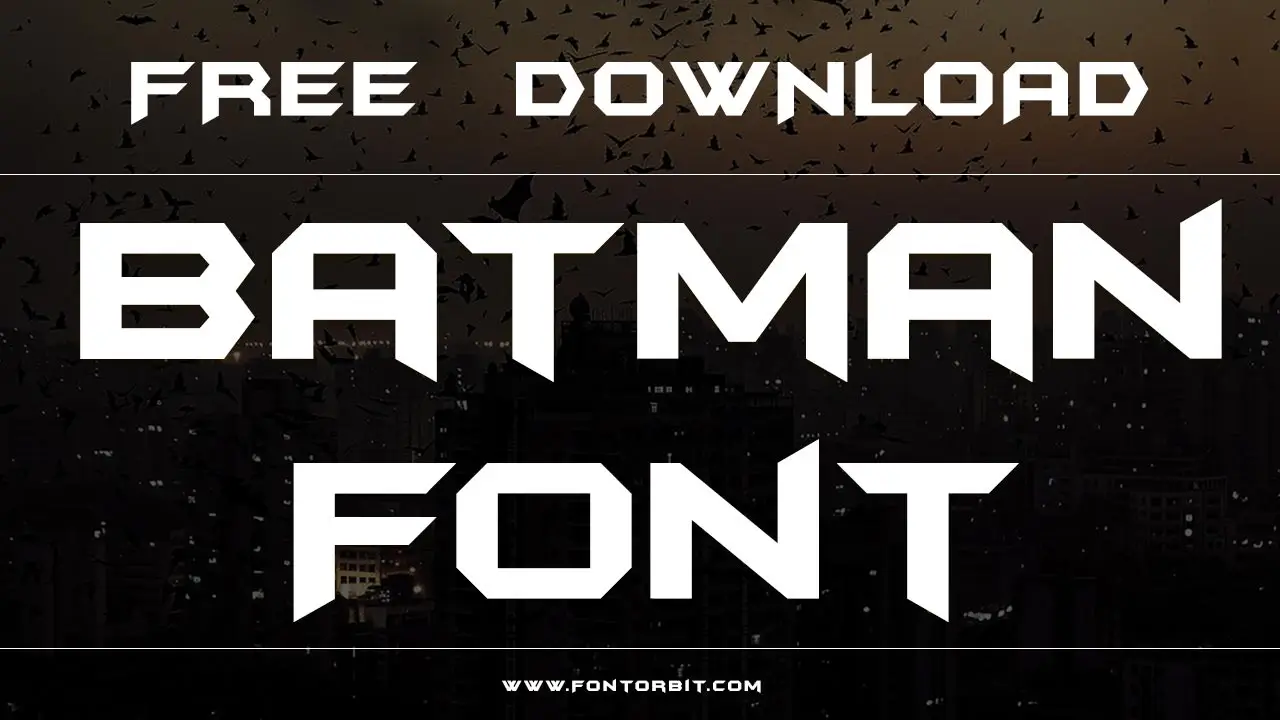 Batman Font