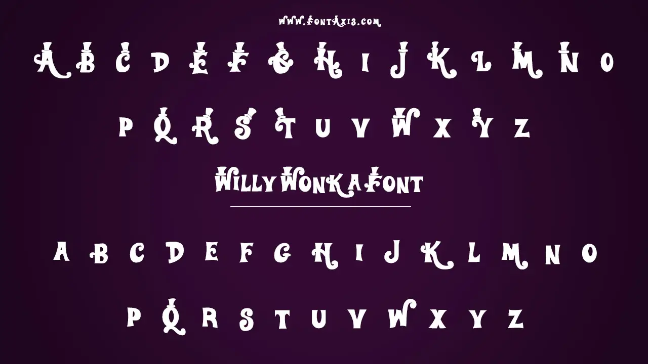 Willy Wonka Font Family Includes