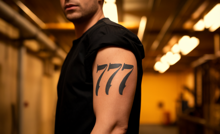 777 Tattoo Font