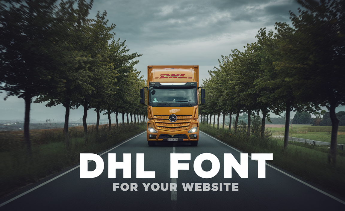 DHL Font For Your Website