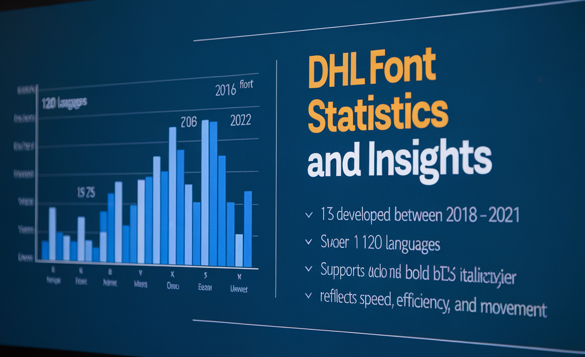 DHL Font Statistics and Insights