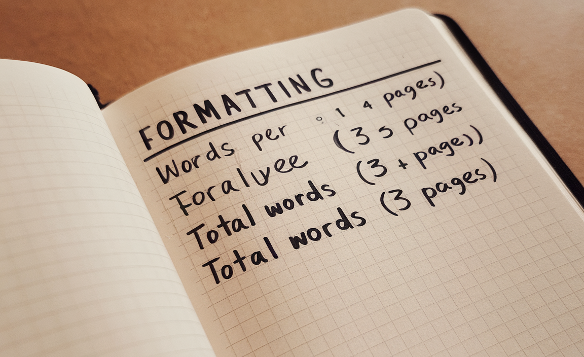 Estimating Word Count with Formatting