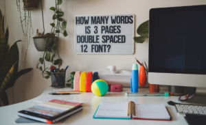 How Many Words Is 3 Pages Double Spaced 12 Font