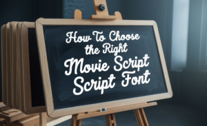 How To Choose The Right Movie Script Font