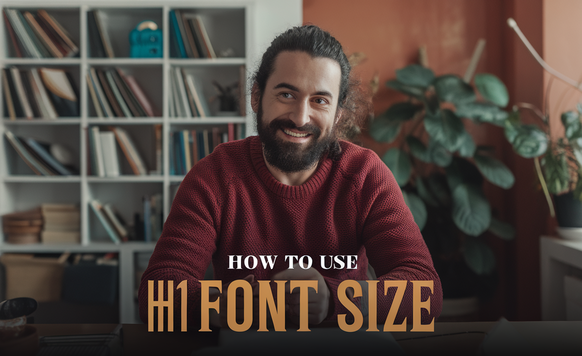 How To Use H1 Font Size