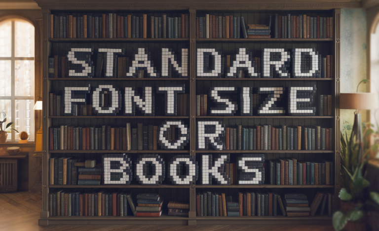 Standard Font Size For Books