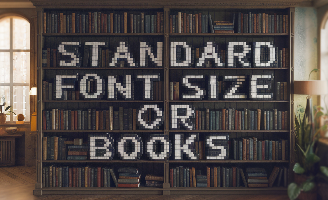 Standard Font Size For Books