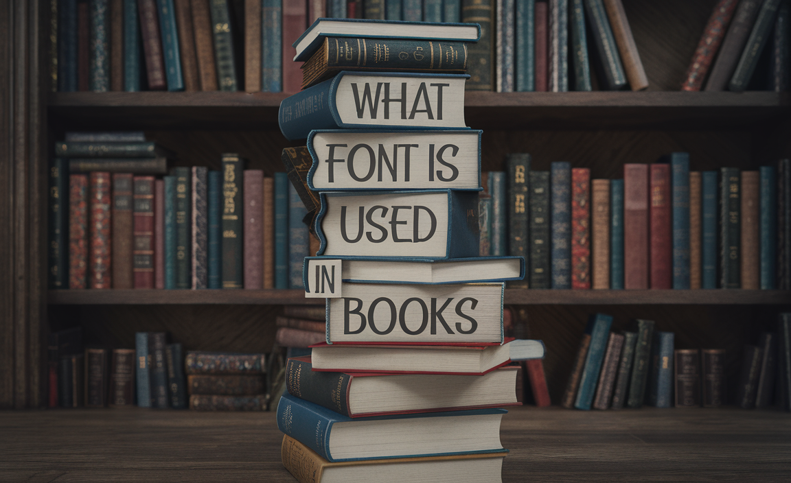 What Font Is Used In Books